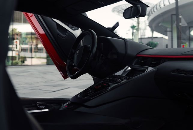 Lamborghini Aventador SVJ V12 Supercar with Scissor Doors