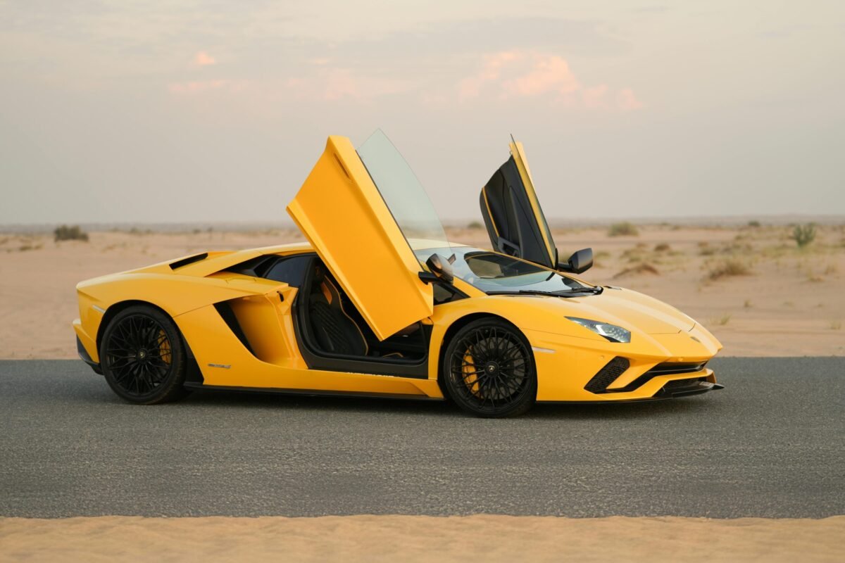 Lamborghini Aventador 2024 Yellow Coupe